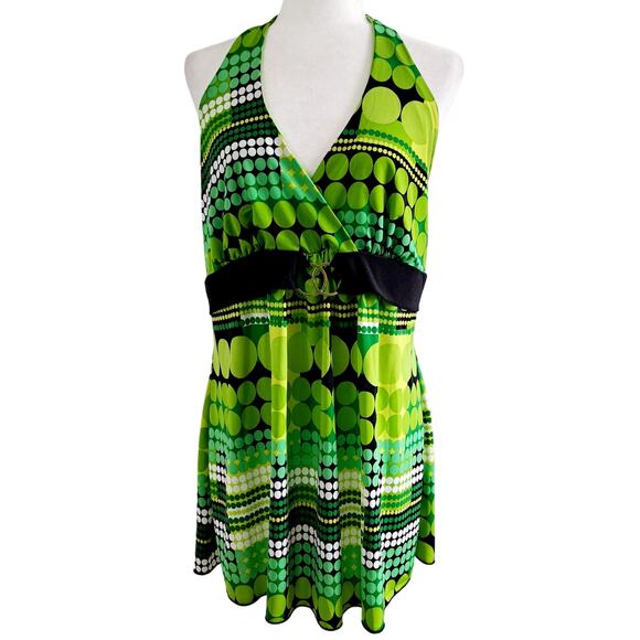 ENT Entrancy Halter Top Tunic - Picture 1 of 6